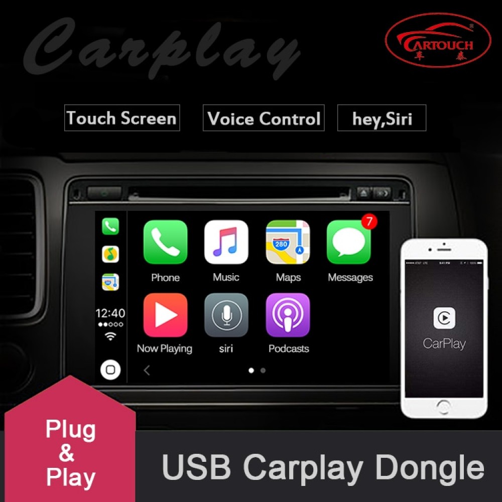 USB Smart Link Apple CarPlay Dongle for Android Navigation Player Mini USB Carplay Stick with Android Auto
