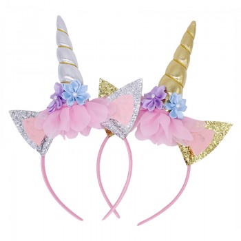 1Pcs Halloween Head Hoop Princess Birthday Party Carnival Unicorn Band Event Party Supplies Hat Princess Headdress Dance Party