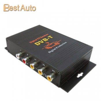 Free Shipping High Quality Car Digital TV Box External DVB-T MPEG-4 DVB-T Receiver for European Countries