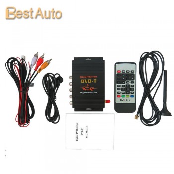 Free Shipping High Quality Car Digital TV Box External DVB-T MPEG-4 DVB-T Receiver for European Countries