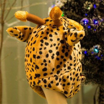 Plush giraffe animal headdress Set head cap photo props cosplay toy hat plush toy Christmas Halloween birthday party dress up