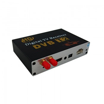Car DVB-T2 TV Receiver Dual Tuner DVBT2 For Car DVD High Speed Mpeg4 Car Digital TV Box Tuner Auto Mobile DVB-T2 Receiver Box