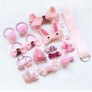 Eva2king Hair Accessories Toy 18PCS/set Clip Toys for girls Hairband for Children Hair Bands Maquiagem Infantil Das Princesas