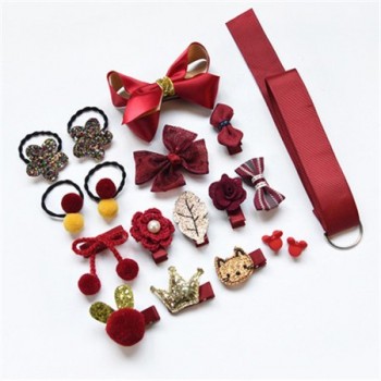 Eva2king Hair Accessories Toy 18PCS/set Clip Toys for girls Hairband for Children Hair Bands Maquiagem Infantil Das Princesas