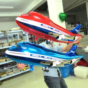 Large Air Passenger Plane Balloon Airbus Planes Large Fighter Aluminum BALLOON Birthday Party Decoration cartoon hat