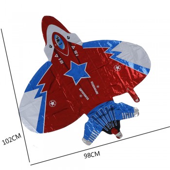 Large Air Passenger Plane Balloon Airbus Planes Large Fighter Aluminum BALLOON Birthday Party Decoration cartoon hat