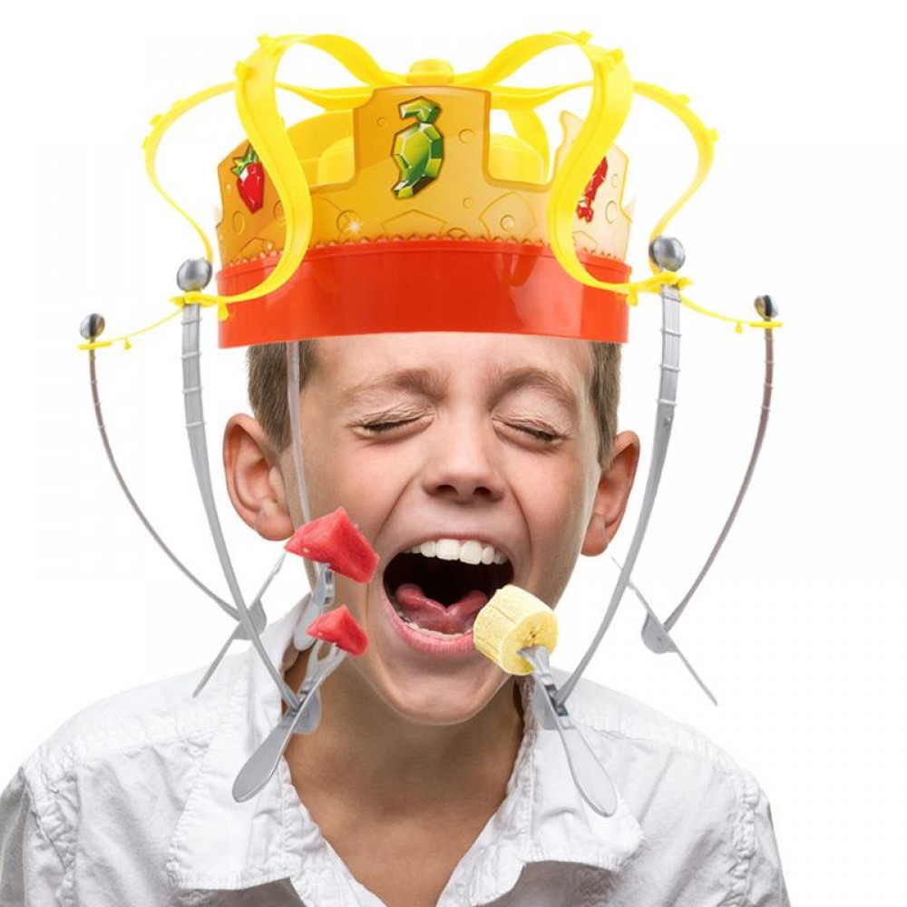 Crown Food Hat Funny Tidy Party Eat The Food Strawberry Marshmallow With Revolving Party Hat