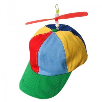 Propeller Cap Hat Helicopter Rainbow Tweedle Pride Party Fancy Dress interesting toy for Children Gift Cherryb