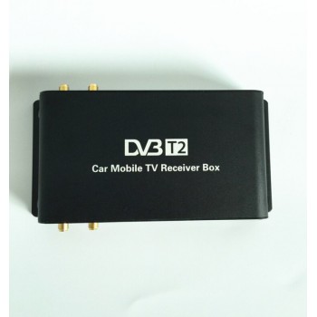 For Russia, Thailand, Columbia, Indonesia, Singapore  car DVB-T2 mobile digital TV 4 tuner receiver DVB-T2 car free shipping