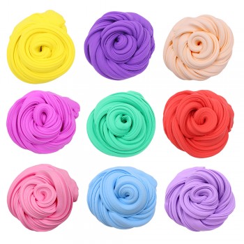 Fluffy Foam Slime Clay Ball Supplies DIY Light Soft Cotton Charms Slime Fruit Kit Cloud Craft Antistress Kids Toys for Children