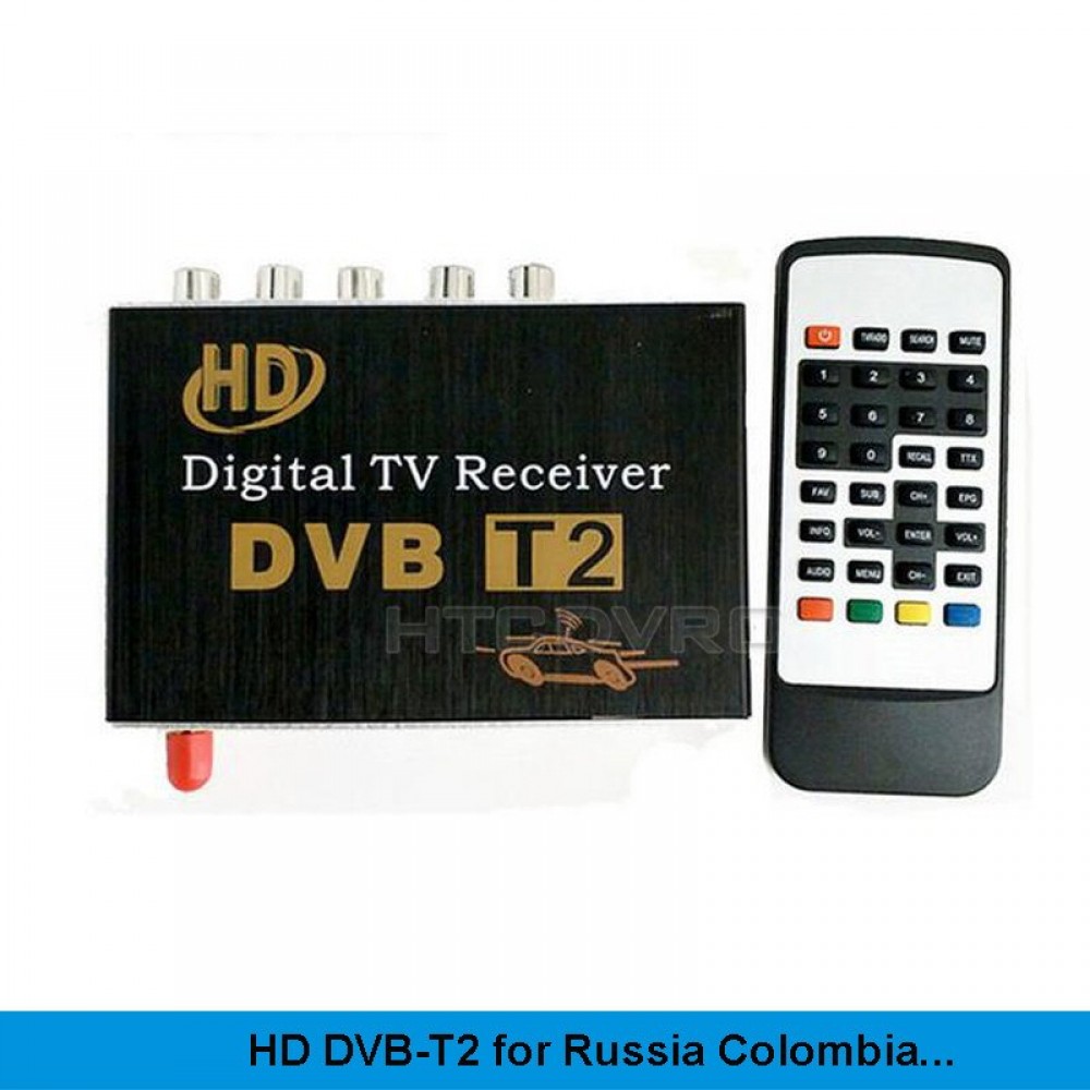 YMODVHT HD DVB-T2 Digital TV Receiver Box for Russia Colombia etc. Car Accessories
