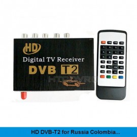 YMODVHT HD DVB-T2 Digital TV Receiver Box for Russia Colombia etc. Car Accessories