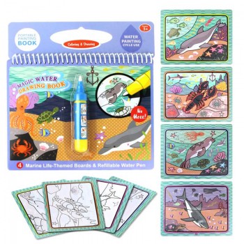 COOLPLAY Magic Water Drawing Book Coloring Book Doodle amp; Magic Pen Painting Drawing Board For Kids Toys Birthday Gift )