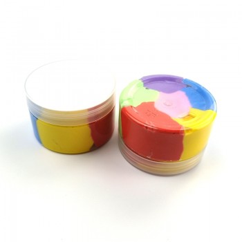100ml Rainbow Slime Fluffy Floam Kids Modeling Clay Toys Polymer Educational Toys Safe Cotton Slime Anti Stress Plasticine Gifts