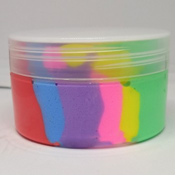 100ml Rainbow Slime Fluffy Floam Kids Modeling Clay Toys Polymer Educational Toys Safe Cotton Slime Anti Stress Plasticine Gifts