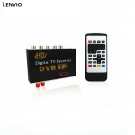 Lenvio Dual Antenna High Speed Car HD DVB-T2 Mobile MPEG4 Digital TV Box Digital TV Turner Receiver auto tv box  120-150KMH