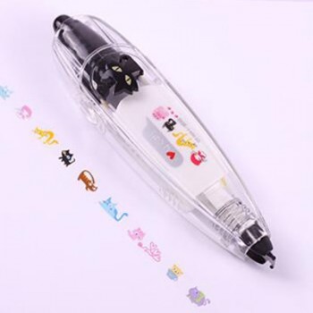Baby Drawing Toys Child Creative Correction Tape Sticker Pen Cute Cartoon Book Decorative Kid Novelty Floral Adesivos Label Tape