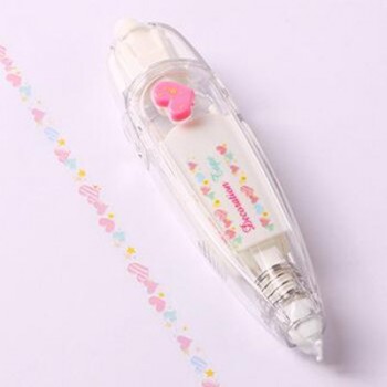 Baby Drawing Toys Child Creative Correction Tape Sticker Pen Cute Cartoon Book Decorative Kid Novelty Floral Adesivos Label Tape