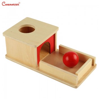 Learning Math Toys Sphere With Drawer Games Red Yellow Blue Baby Teaching Aids Education Wooden Montessori  Material LT001-36
