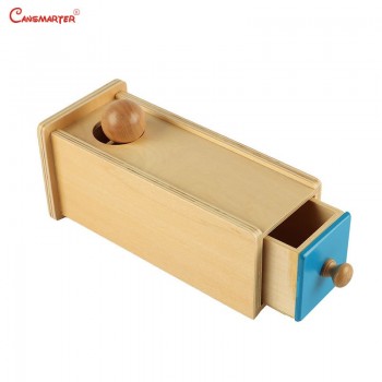 Learning Math Toys Sphere With Drawer Games Red Yellow Blue Baby Teaching Aids Education Wooden Montessori  Material LT001-36