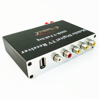 Car ISDB-T Dual tuner Full SEG Digital TV Tuner Receiver Box For Brazil Chile Peru Argentina South America Philippines