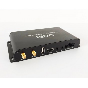 Krando Digital Car TV Tuner HD 1080P DVB-T2 with 4 antenna H.265 Car TV Receiver for Germany car