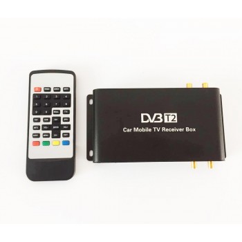 Krando Digital Car TV Tuner HD 1080P DVB-T2 with 4 antenna H.265 Car TV Receiver for Germany car