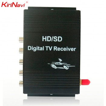Kirinavi Car Digital TV Antenna Dual Antenna Car HD Digital TV Turner Receiver Auto TV Box DVB-T DVB-T2 ATSC ISDB-T DVB-TMPEG-4