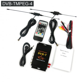 Kirinavi Car Digital TV Antenna Dual Antenna Car HD Digital TV Turner Receiver Auto TV Box DVB-T DVB-T2 ATSC ISDB-T DVB-TMPEG-4