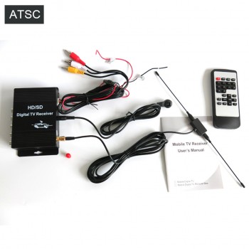 Kirinavi Car Digital TV Antenna Dual Antenna Car HD Digital TV Turner Receiver Auto TV Box DVB-T DVB-T2 ATSC ISDB-T DVB-TMPEG-4