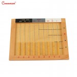 Wood Material Montessori Math Toys Abacus Soroban Educational Baby Teach Aids Math Toy Number Learn Children Games MA074-36