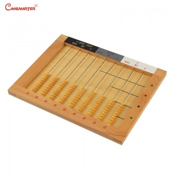 Wood Material Montessori Math Toys Abacus Soroban Educational Baby Teach Aids Math Toy Number Learn Children Games MA074-36