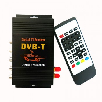 SMARTECH DVBT Dual tuner Digital TV Receiver external box Mobile DVBT TV Receiver for Car DVD digital TV tuner Mpeg4