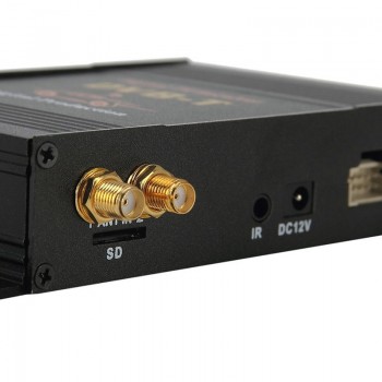 SMARTECH DVBT Dual tuner Digital TV Receiver external box Mobile DVBT TV Receiver for Car DVD digital TV tuner Mpeg4