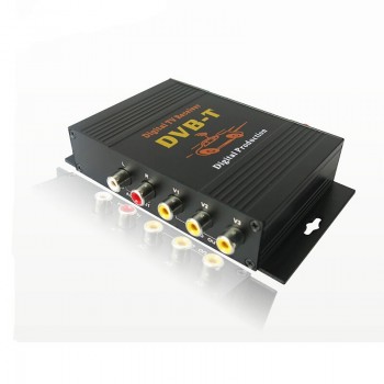 SMARTECH DVBT Dual tuner Digital TV Receiver external box Mobile DVBT TV Receiver for Car DVD digital TV tuner Mpeg4