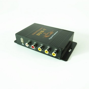 140-190km/h Car Mobility MPEG-4 DVB-T Digital TV Tuner Receiver Box MPEG2 MPEG4 AVC/H.264 with USB HDMI Slot for Car DVD Player