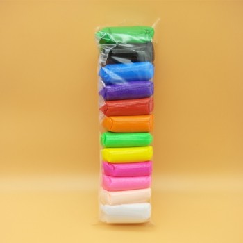 Light Clay Air Dry Polymer Plasticine Modelling Clay Super Light DIY Soft Creative Handgum Educational Clay Toys 12 Color/set