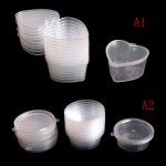 Plastic Color Plasticine Clear Containers Glue Putty Foam Ball Storage Boxes 25ml /30ml  Slime Storage  10pcs/lot