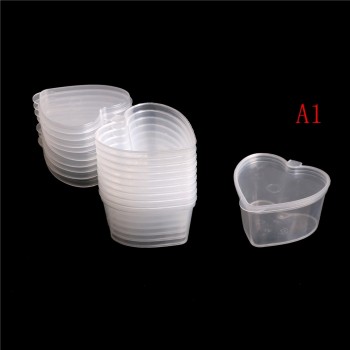 Plastic Color Plasticine Clear Containers Glue Putty Foam Ball Storage Boxes 25ml /30ml  Slime Storage  10pcs/lot