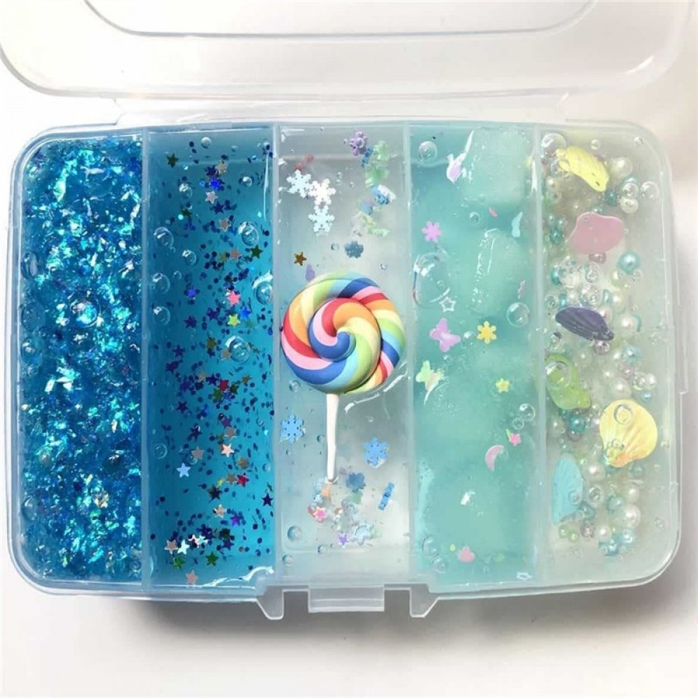 Fun fluffy color modeling clay box kit slime supplies putty polymer lizun slimes light plasticine antistress toys for children