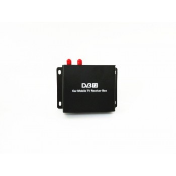 Car HD DVB-T2 Double tuner Digital TV receiver SIANO two mobility tuner active antenn