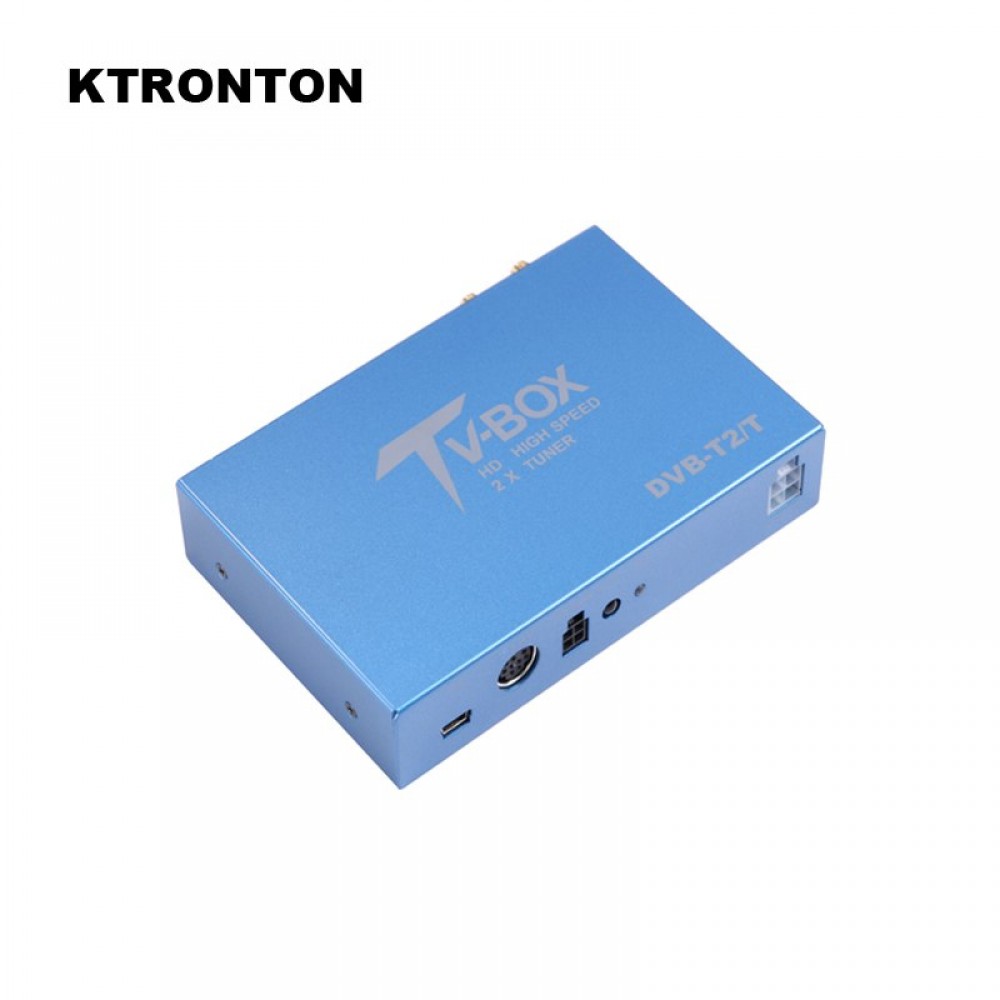 Special for Germany 160km/h Speed Driving Car True Twin 2 Tuners HEVC/H.265 DVB-T2 Digital TV Receiver BOX for Car DVD Player