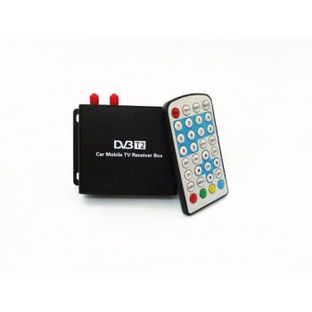 Mobile Car DVB-T2 Digital TV Receiver Real Two Chip Two Antenna Speed Up To 160-190km/h DVB T2 Car TV Tuner MPEG4 SD/HD 1080P