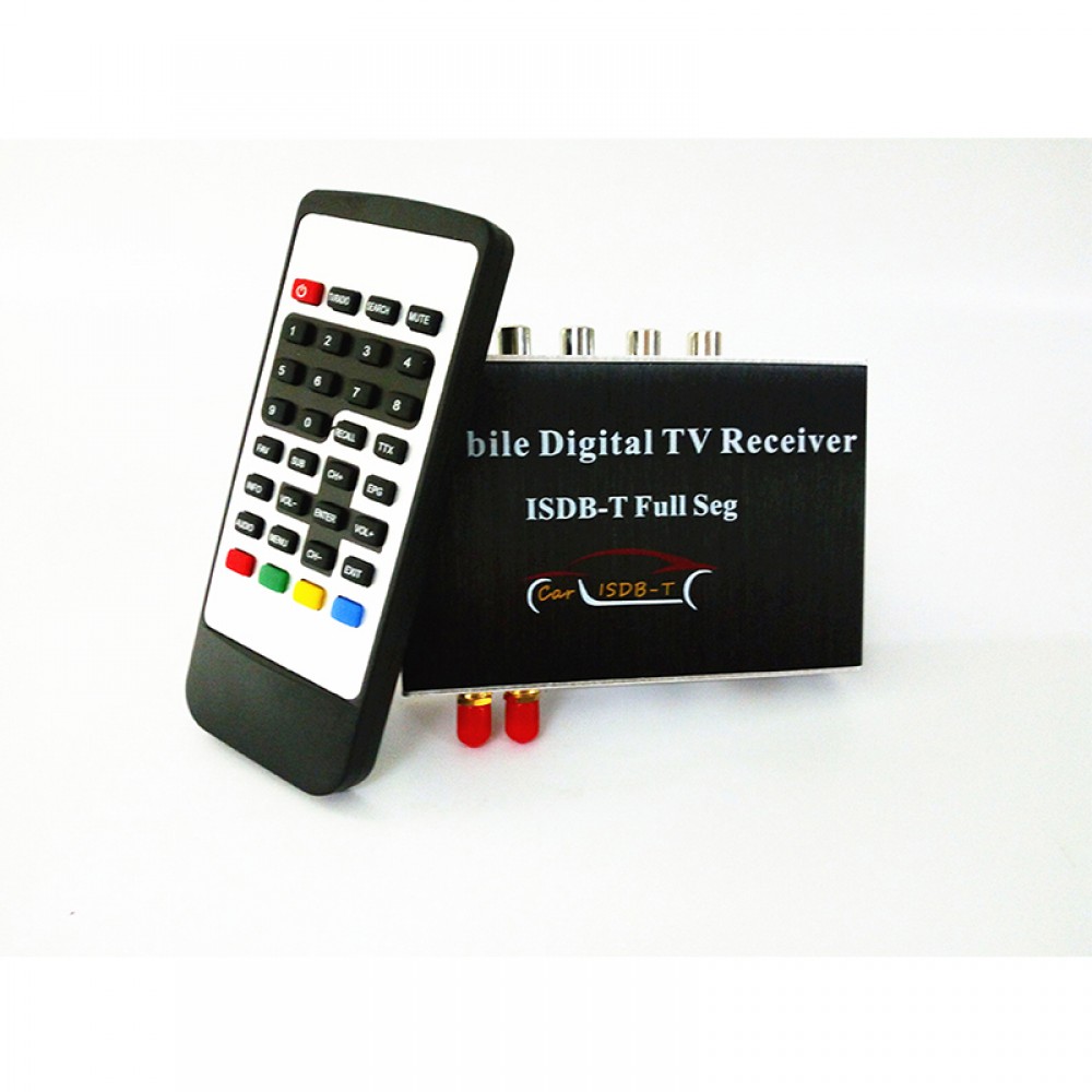 Aoluoya High Speed Car ISDB-T HD Dual Tuner  FULL SEG Digital TV receiver For for South America and Philippines