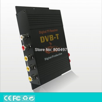 Car DVB-T HD 1080P HDMI CVBS Mobile Digital TV Receiver Mobile Car DVB-T MPEG4 MPEG2 Digital TV Dual Tuner HD Receiver Box Set