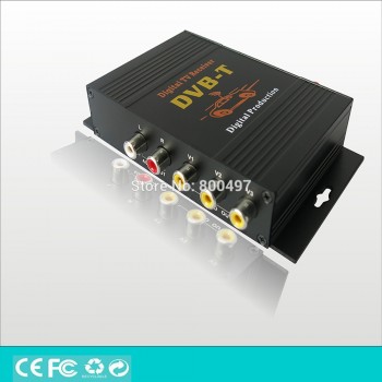Car DVB-T HD 1080P HDMI CVBS Mobile Digital TV Receiver Mobile Car DVB-T MPEG4 MPEG2 Digital TV Dual Tuner HD Receiver Box Set