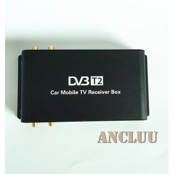4 Antenna H.265 Car DVB T2 Mobile Digital TV Box External USB DVB-T2 Car TV Receiver for Germany Europe Southeast Asia