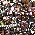10PCS Slime Charms With Candy Sugar Chocolate Cake Resin Flatback of Slime Beads for Ornament Scrapbook DIY Crafts