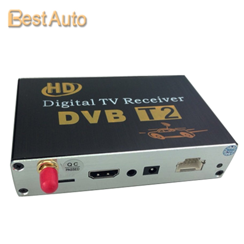 Free Shipping High Quality Car Digital TV Box DVB-T2 Fully Compatible with DVB-T2 and H.264, MPEG-4 MPEG-2 Standard for Colombia