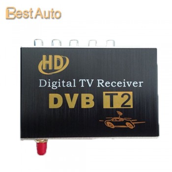 Free Shipping High Quality Car Digital TV Box DVB-T2 Fully Compatible with DVB-T2 and H.264, MPEG-4 MPEG-2 Standard for Colombia
